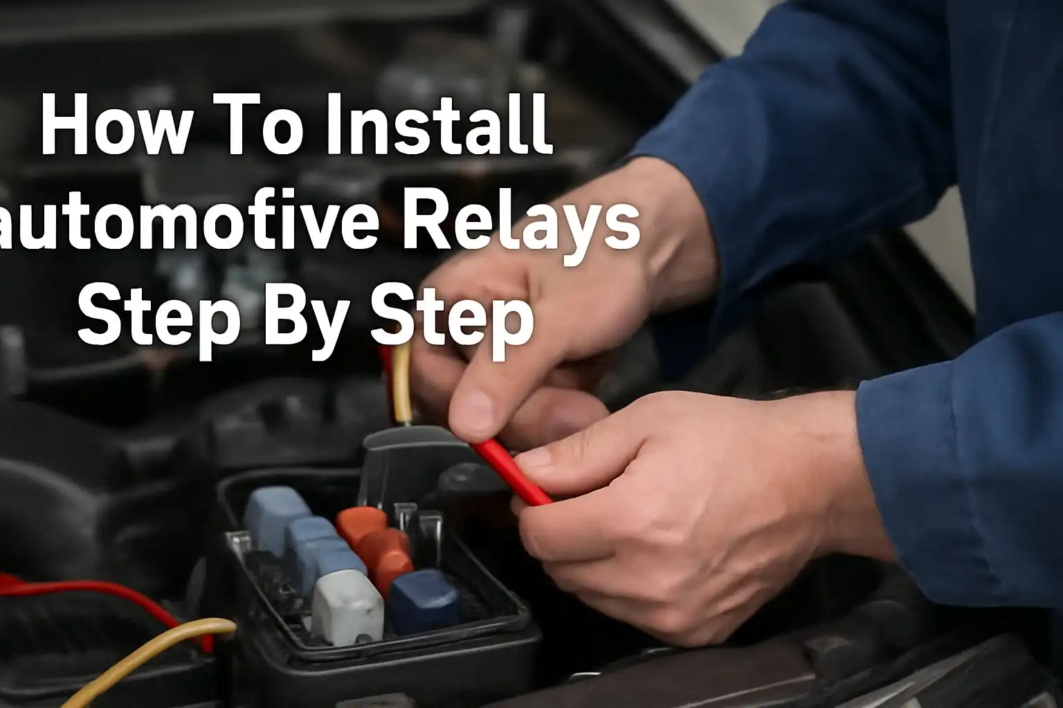 Cómo instalar relés automotriz paso a paso